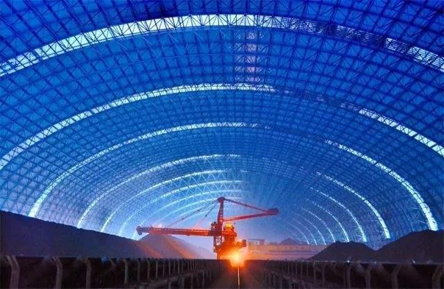 石嘴山亿优钢构工程师为您解析原料场封闭技术的特点和类型